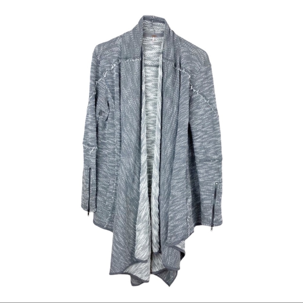 Free People In the Loop Long Open Front Cardigan